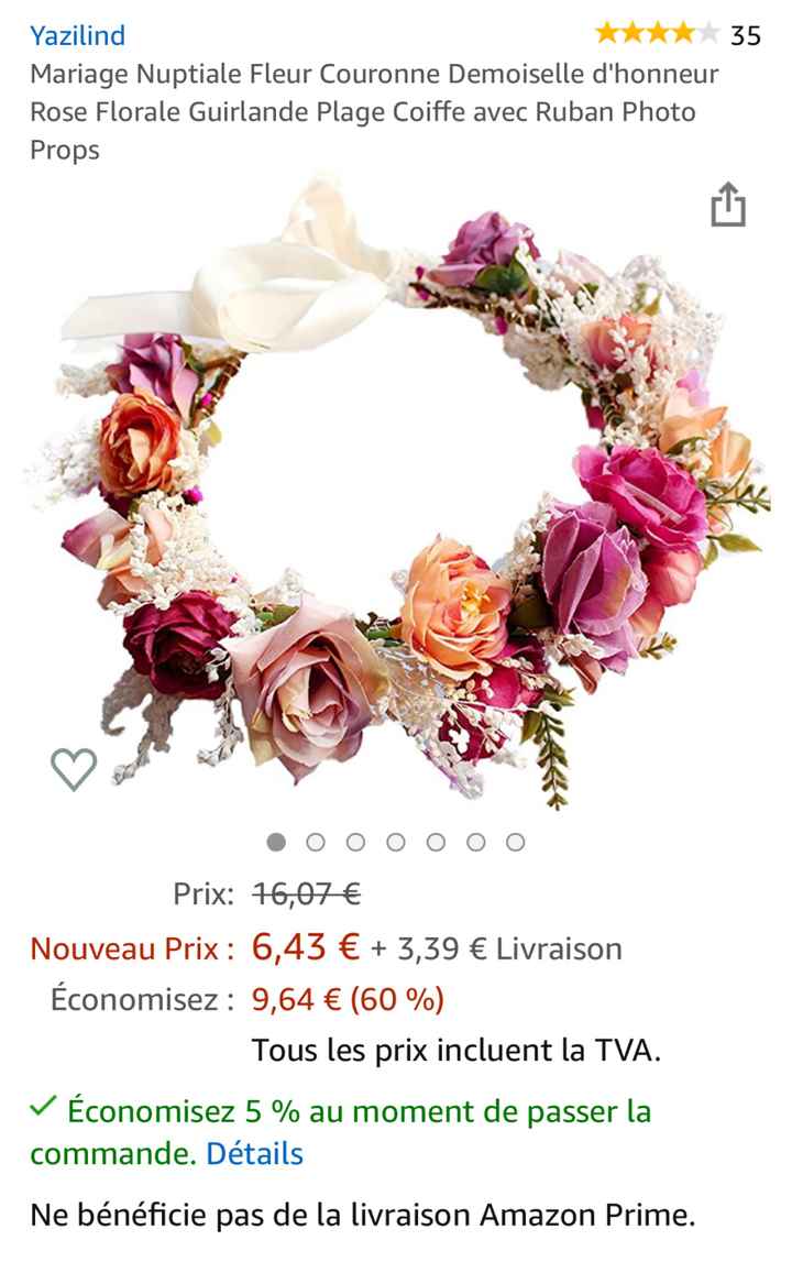 Accessoire de cheveux coloré - 1