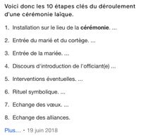 Cérémonie laïque - 1