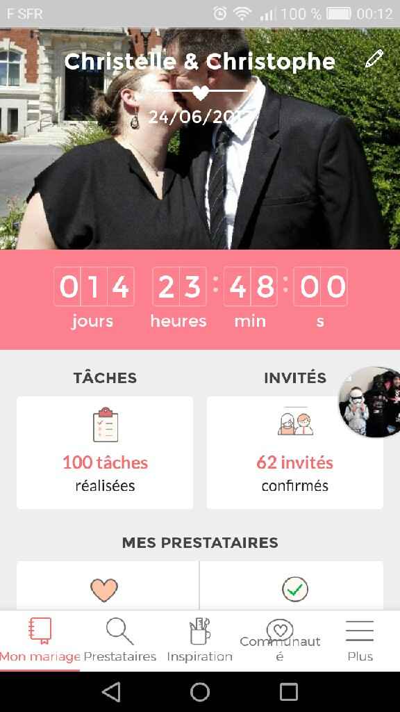 Où en sont vos compteurs Mariages.net ? - 1