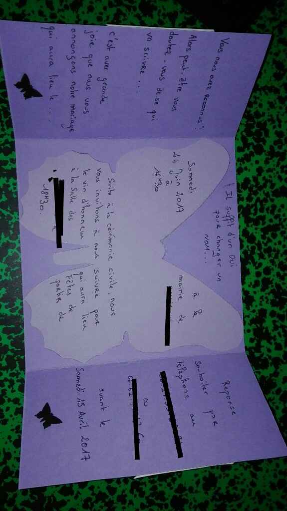 Notre faire part - 2