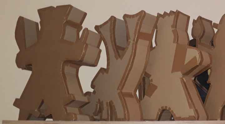 Tuto figurine en carton + papier mâché - 3