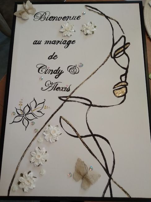 diy tableau d'accueil 2