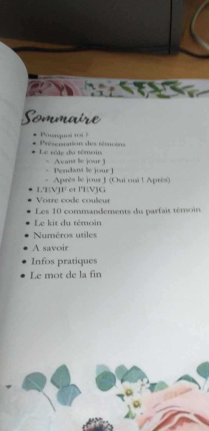 Livret témoins 2