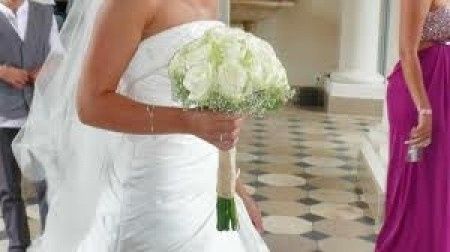 bouquet de rose blanches