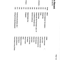 Liste de musique mairie Capitole. - 1