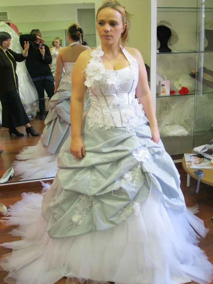 1er essayage de ma robe 