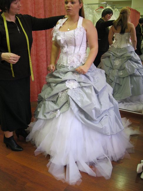 1er essayage de ma robe 