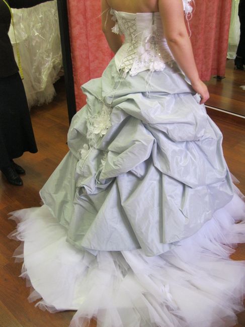 1er essayage de ma robe 