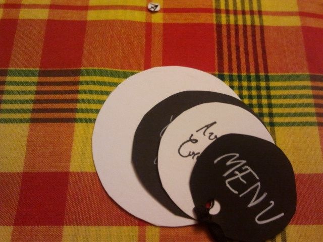 menu rond pas beau
