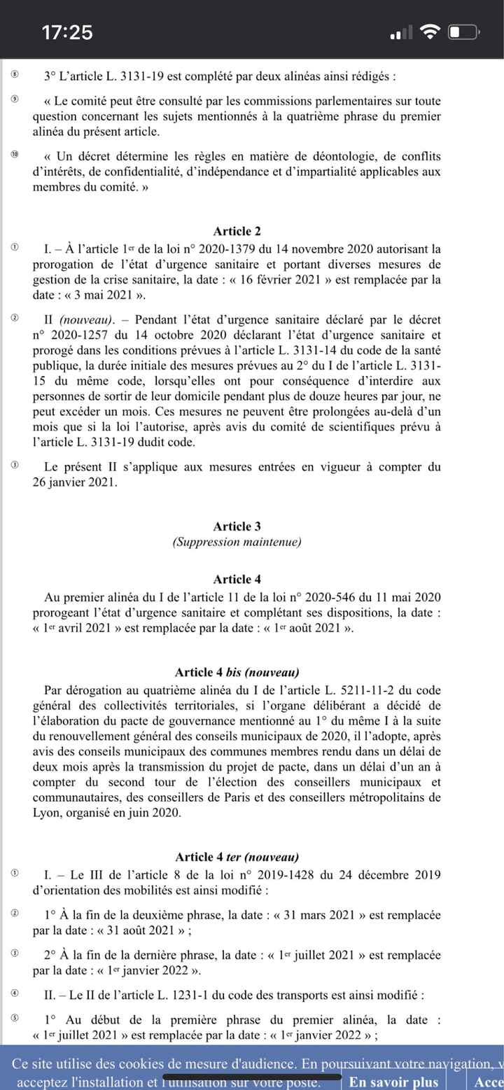 Informations du moment - 1
