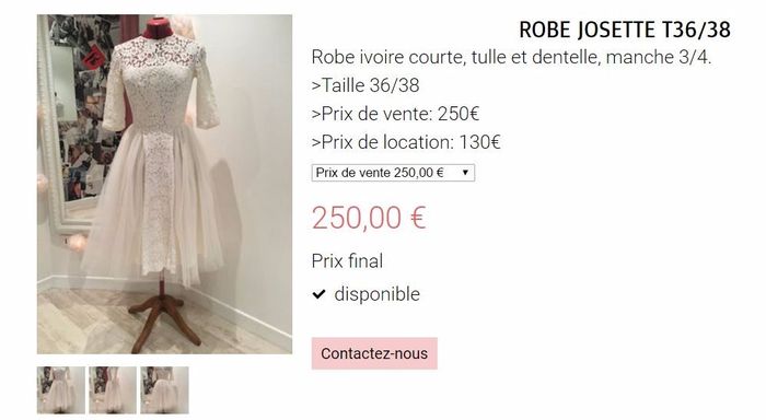 Robe josette