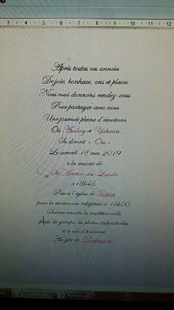  Textes faire part - 2