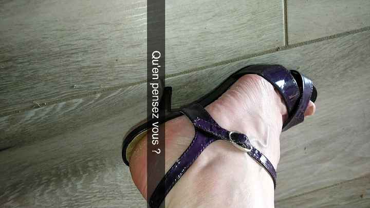 Chaussures prune - 1