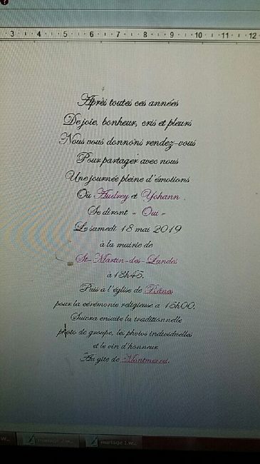  Textes faire part - 2