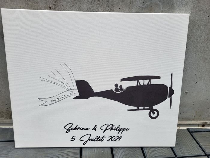 Arbre a empreintes sur toile 4