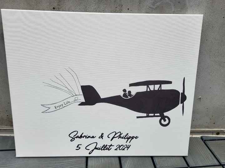 Arbre a empreintes sur toile - 4