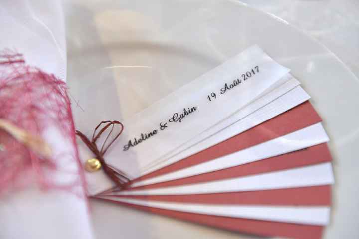 Mariage civil -Thème Rouge bordeaux / blanc - 3