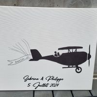 Arbre a empreintes sur toile - 4