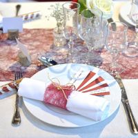 Mariage civil -Thème Rouge bordeaux / blanc - 2