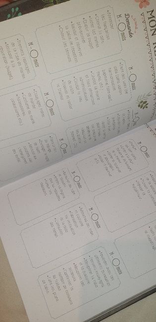 Bullet journal - Mariage 2
