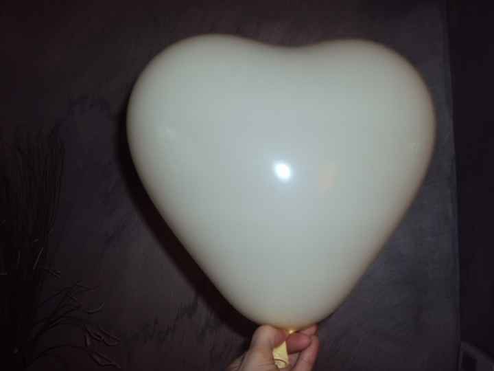 ballon coeur ivoire