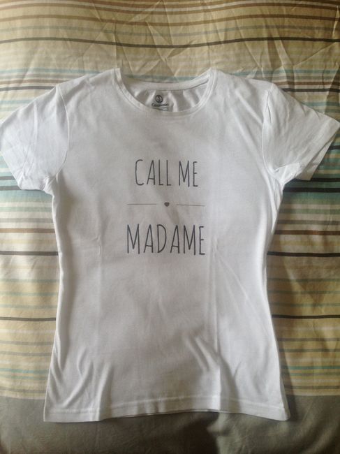 tee-shirt Call me madame