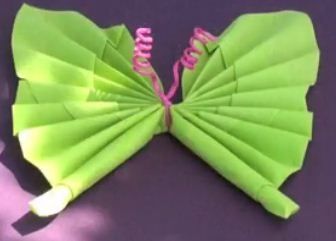 pliage papillon
