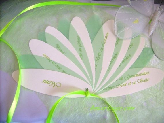 menu fleur