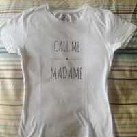tee-shirt Call me madame