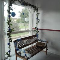 Décoration blanc et bleu - 1