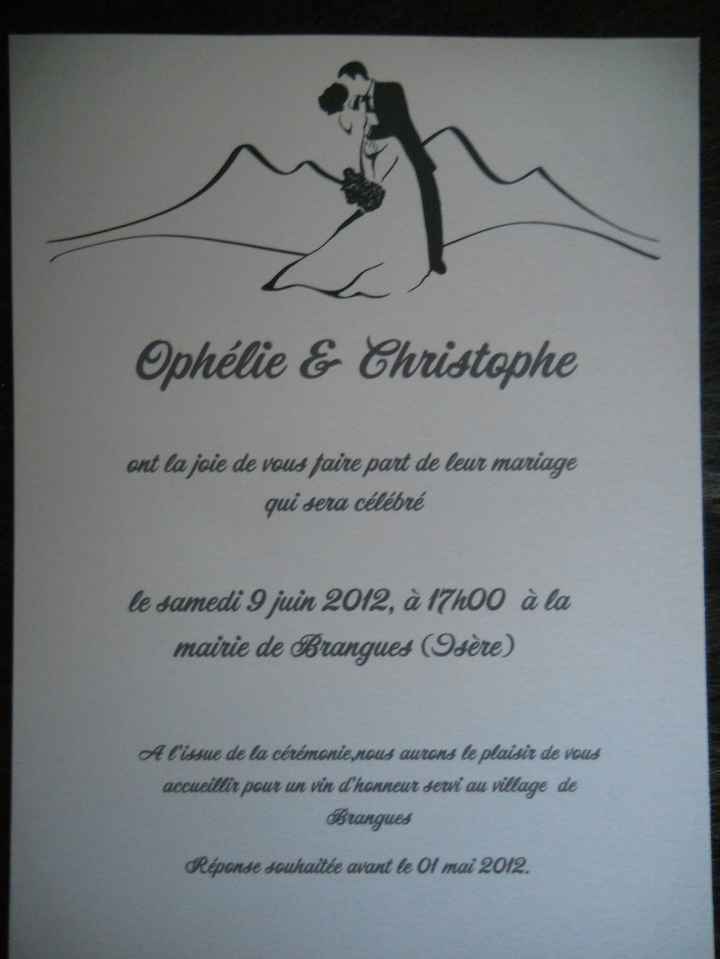 faire part pour vin d'honneur