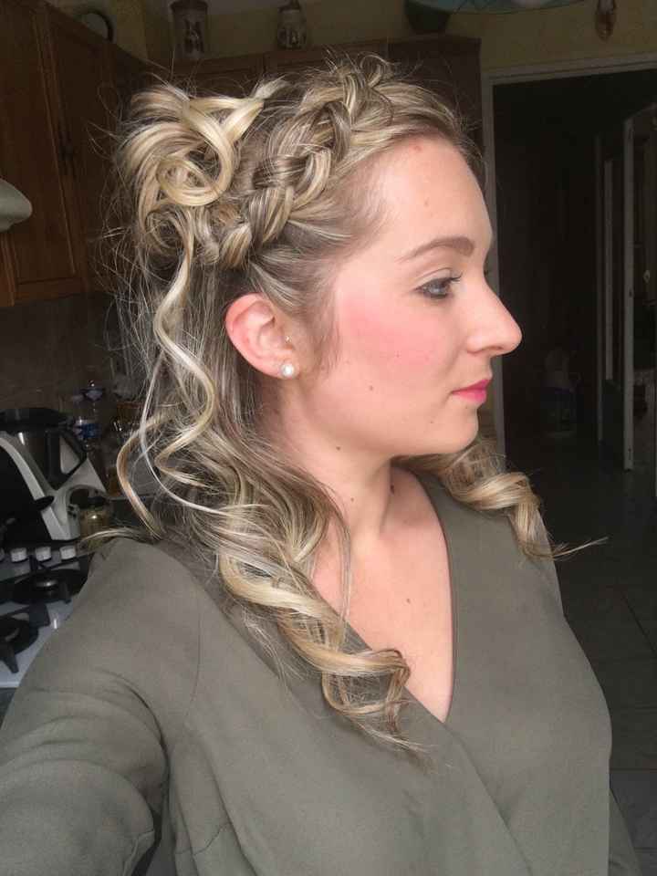 à j-4 du mariage doute sur la coiffure... - 2