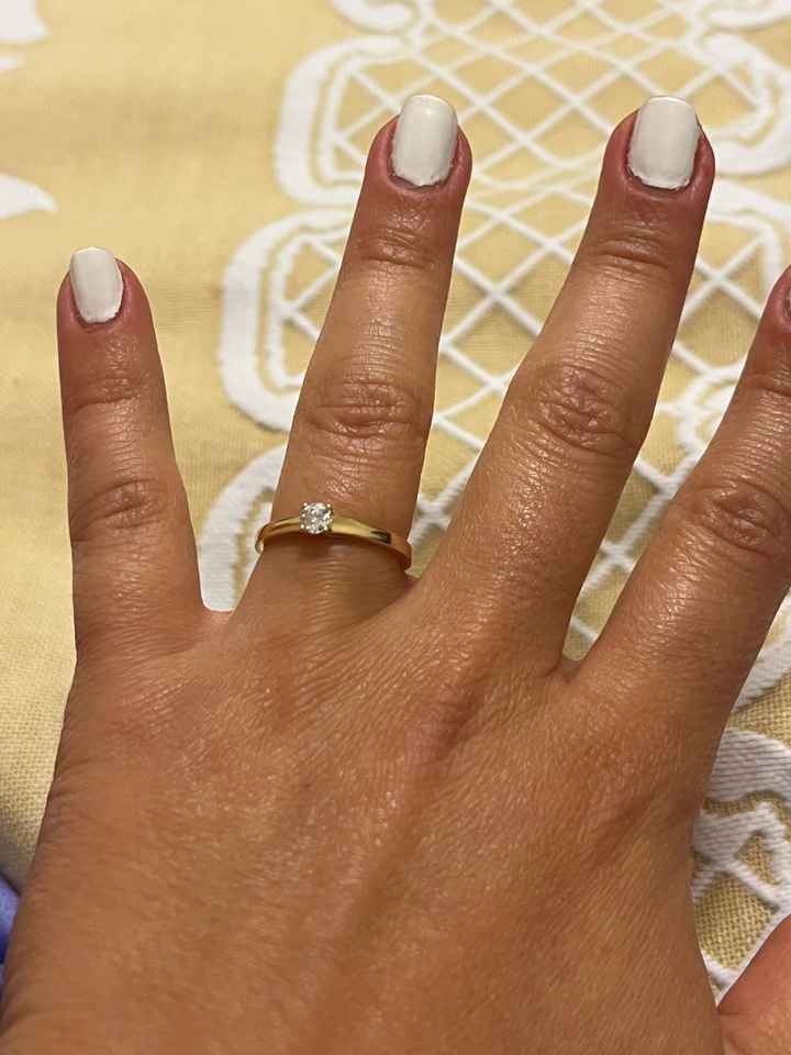 Doute sur la taille de la bague de fiançailles - 2