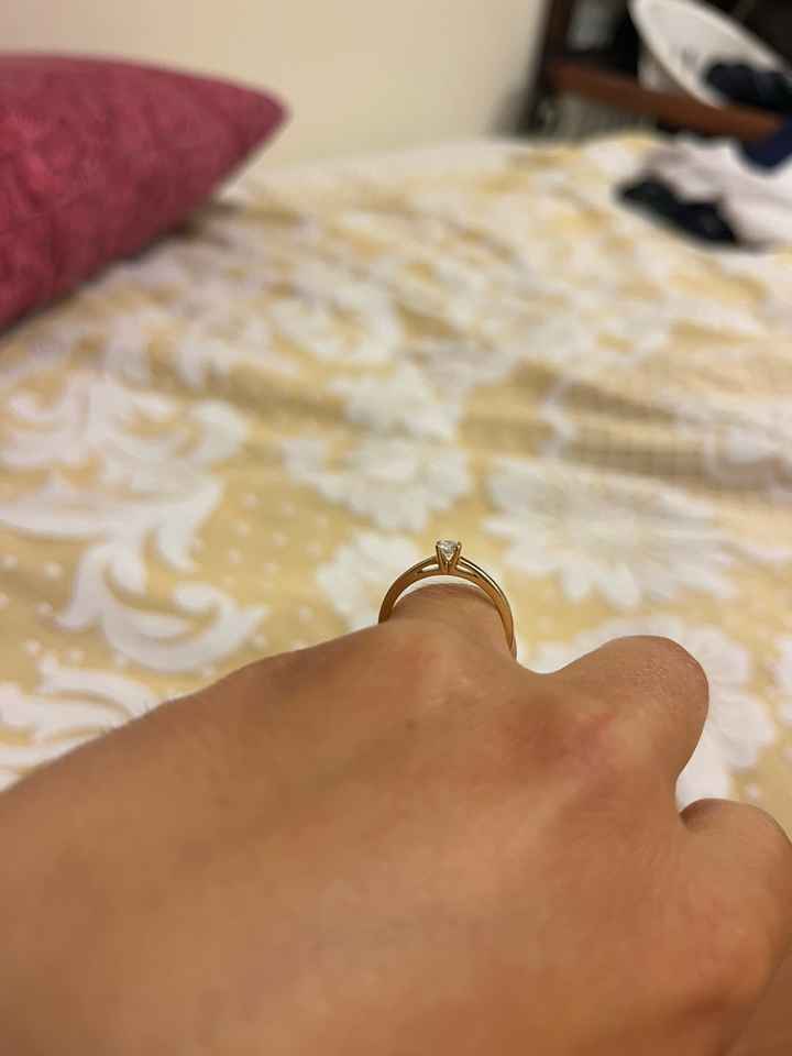 Doute sur la taille de la bague de fiançailles - 5