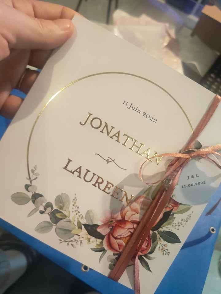 Faire-parts ils sont enfin arrivés 😍 - 1