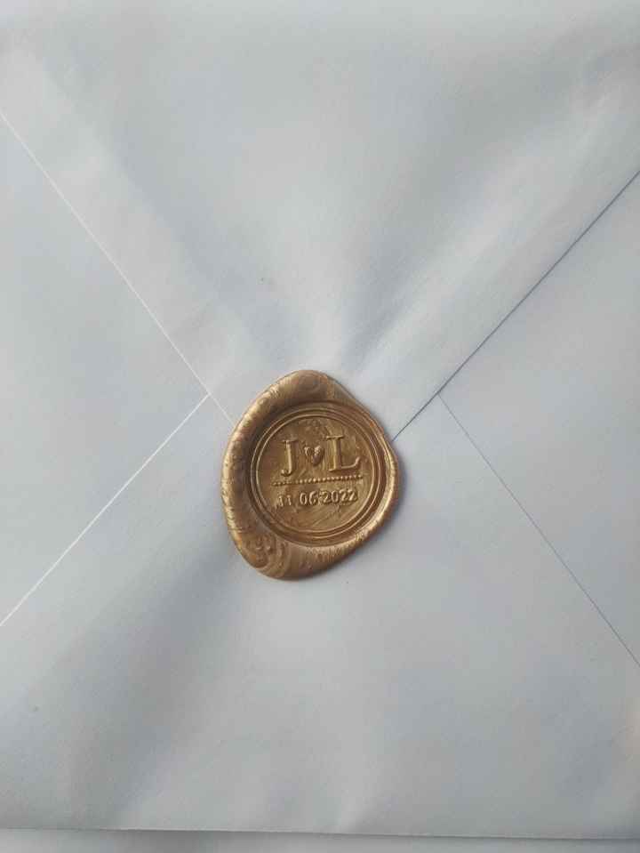 Cachet de cire personnalise - 1