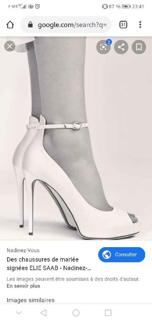Chaussure de mariée - 1