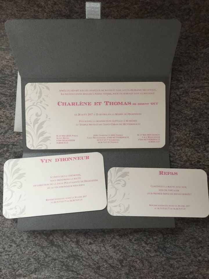 Choisis la couleur de ton mariage - Les faire-part - 1
