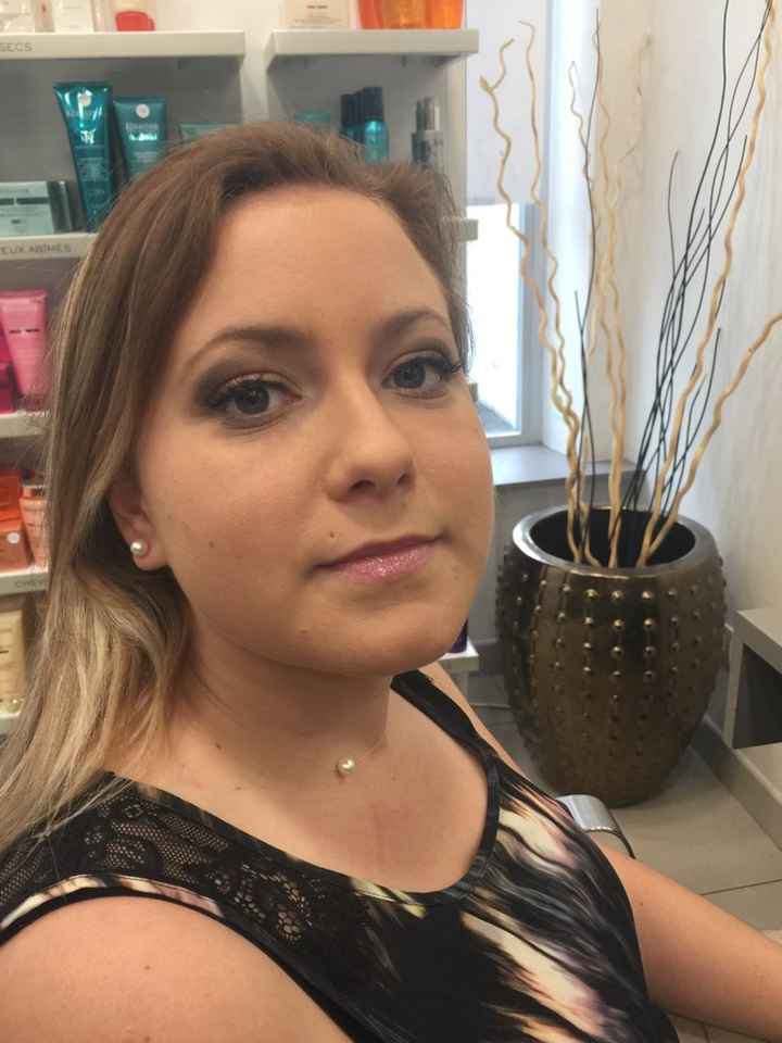 J - 111 premier essai coiffure et maquillage validé :) - 1