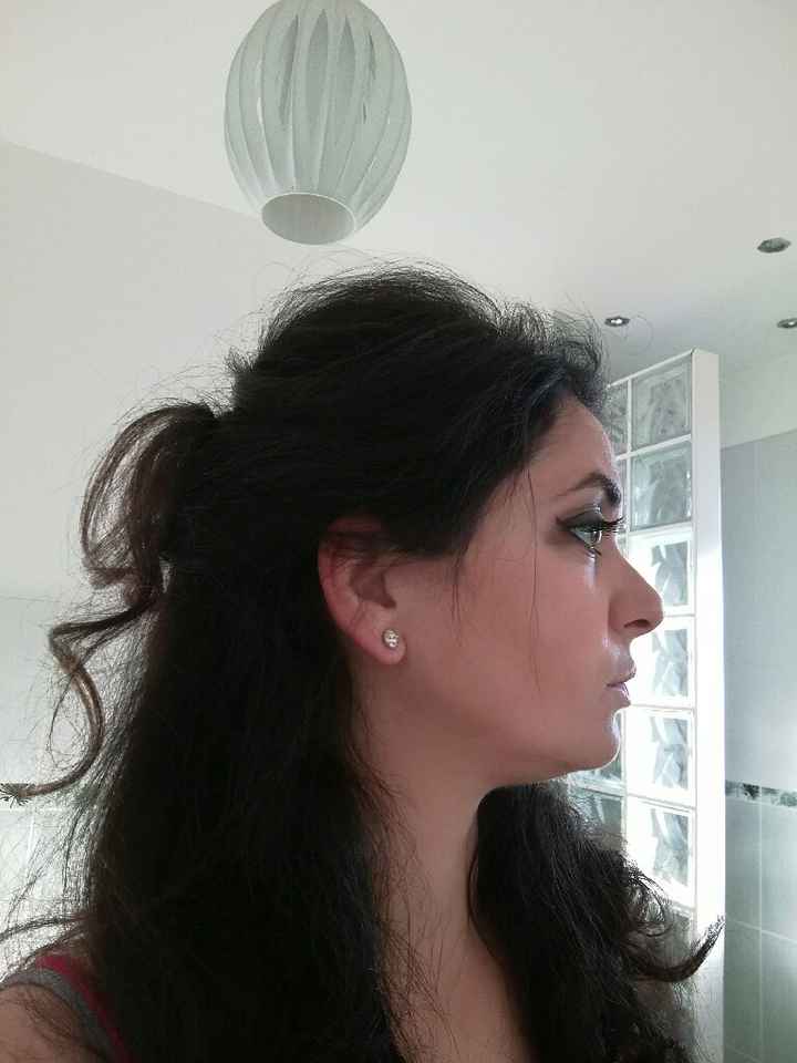 Essai maquillage et coiffure et pas satisfaite 😢 - 3