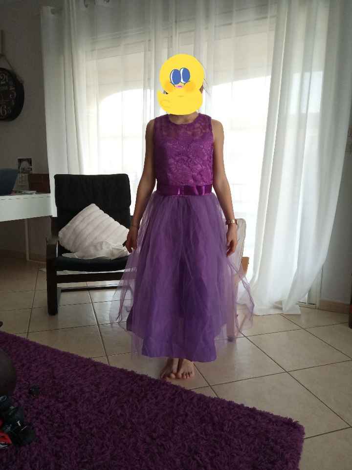 Robe pour ma fille demoiselle d'honneur - 2