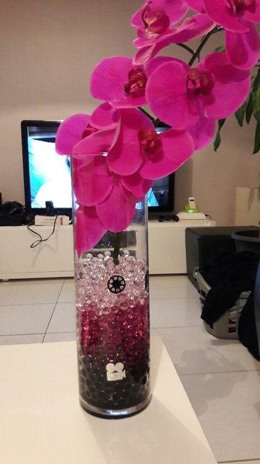 Centre de table perle d eau - 2