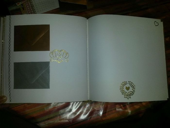 Début de mon livre d'or à enveloppes - 2