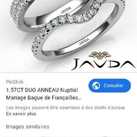 Recherche duo de bagues fiancaille + alliance - 2