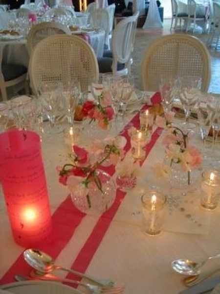 Déco de table rubans