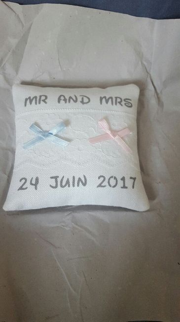 Coussin d'alliances - 1
