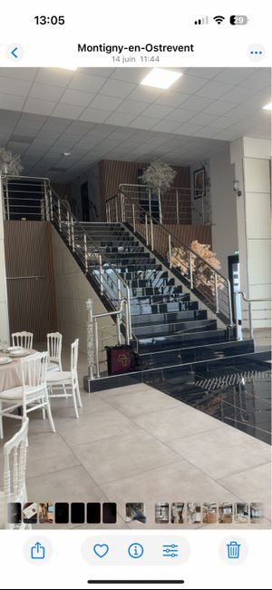 Revente accompte salle réception 1