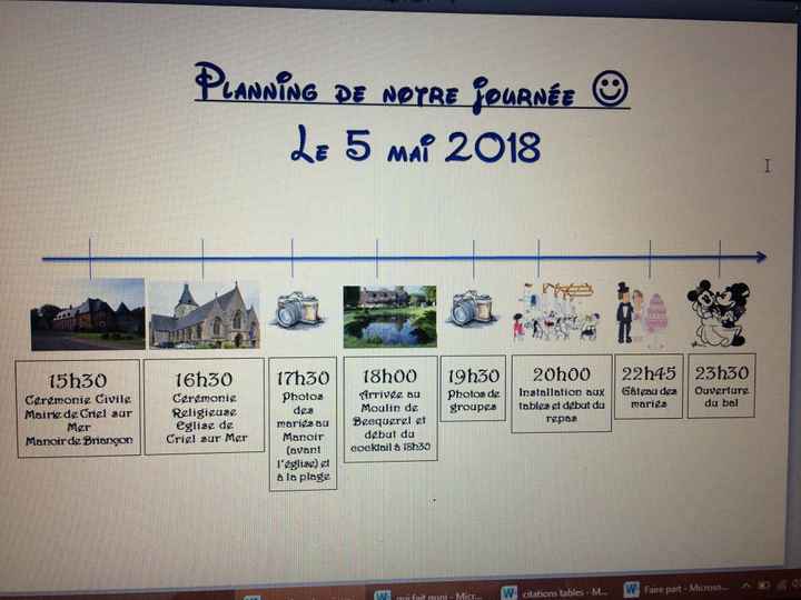 Planning et memo - 3
