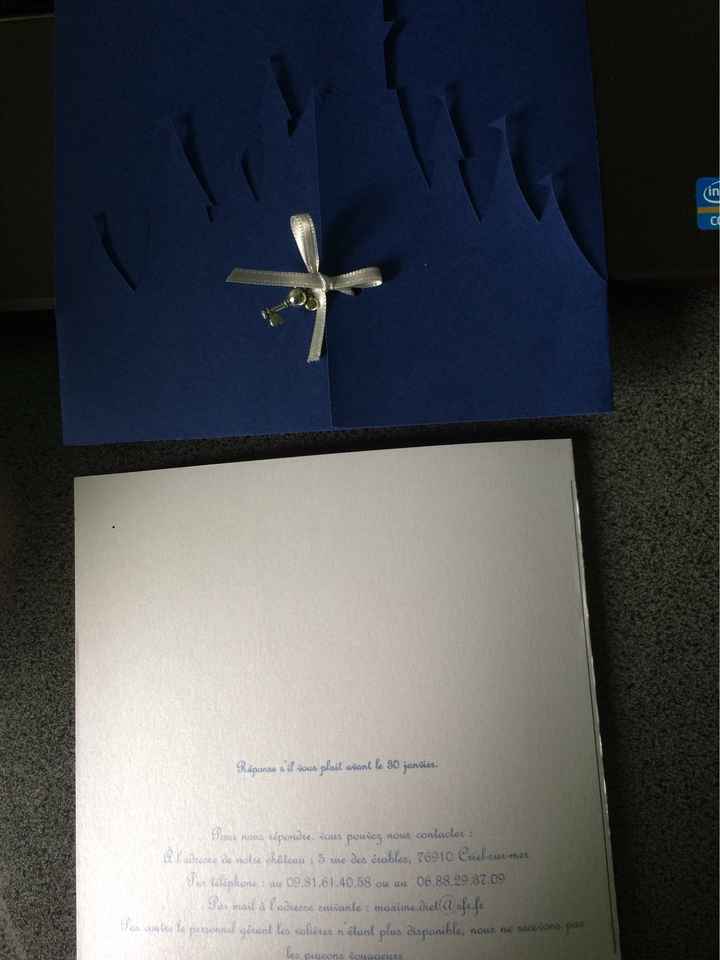  Enveloppe faire-part déchirée par la poste - 1