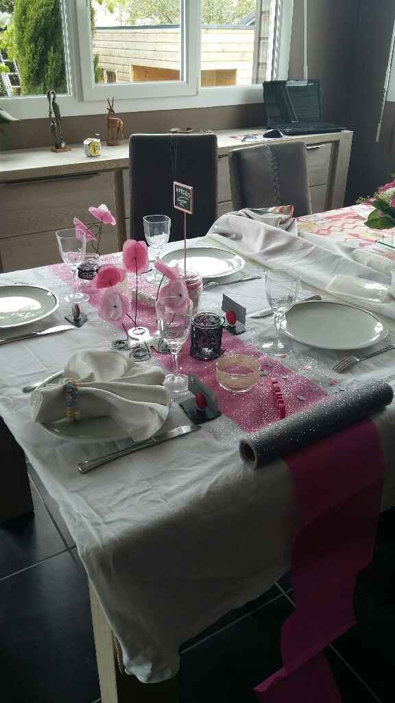 Essai décoration de table - 2